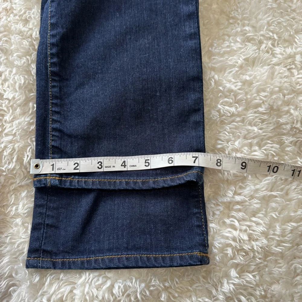 Lauren Ralph Lauren Dark Wash Jeans Denim Straight Leg Size 12 Petite 29” inseam - Picture 9 of 14